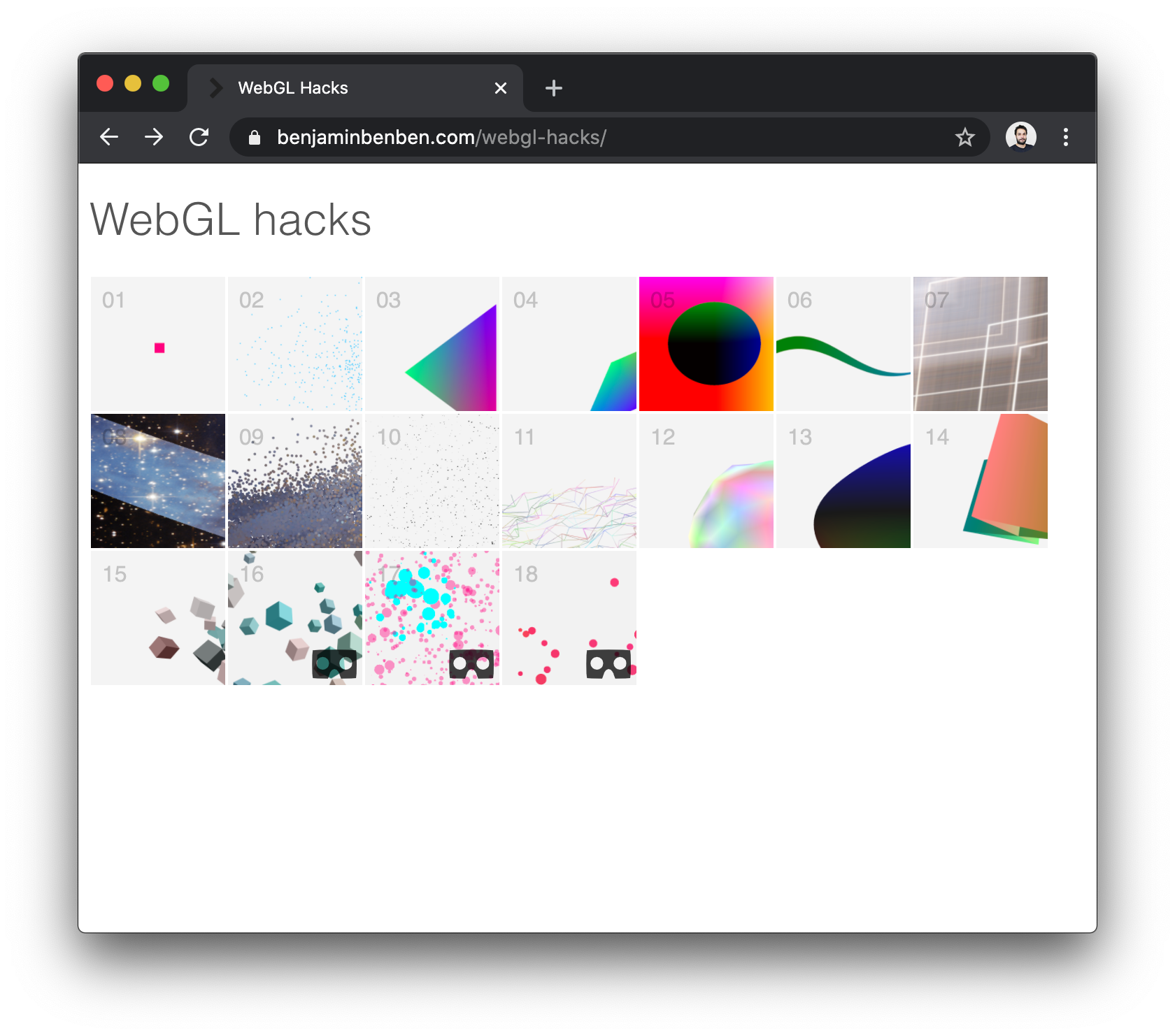 WebGL hacks
